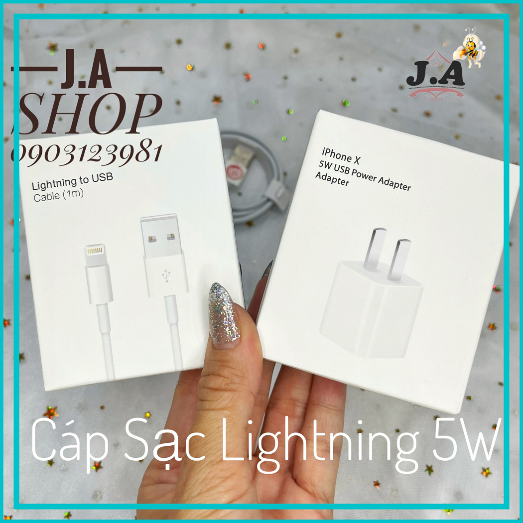 [HCM]COMBO BỘ SẠC IPHONE CHÍNH HÃNG (BẢO HÀNH 1 ĐỔI 1) CÁC DÒNG 5/6/6s/6sPlus/7/8/7Plus/8Plus/X/Xsmax