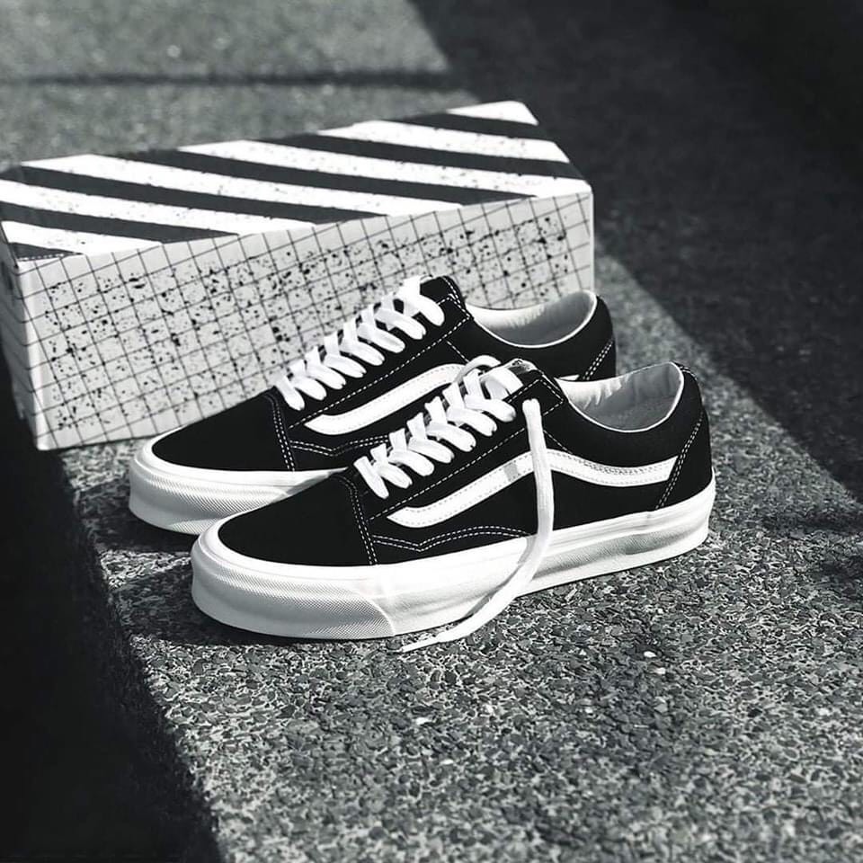 Giày thể thao vans đen , giày vans vault old skool màu đen nam nữ cực hot hè 2022