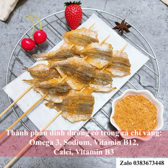 Cá Chỉ Khô, Khô cá chỉ vàng loại dày thơm thịt SR21, cá chỉ vàng tẩm gia vị - Top 10 cá khô ngon nhất - Giá bán Tại Vựa