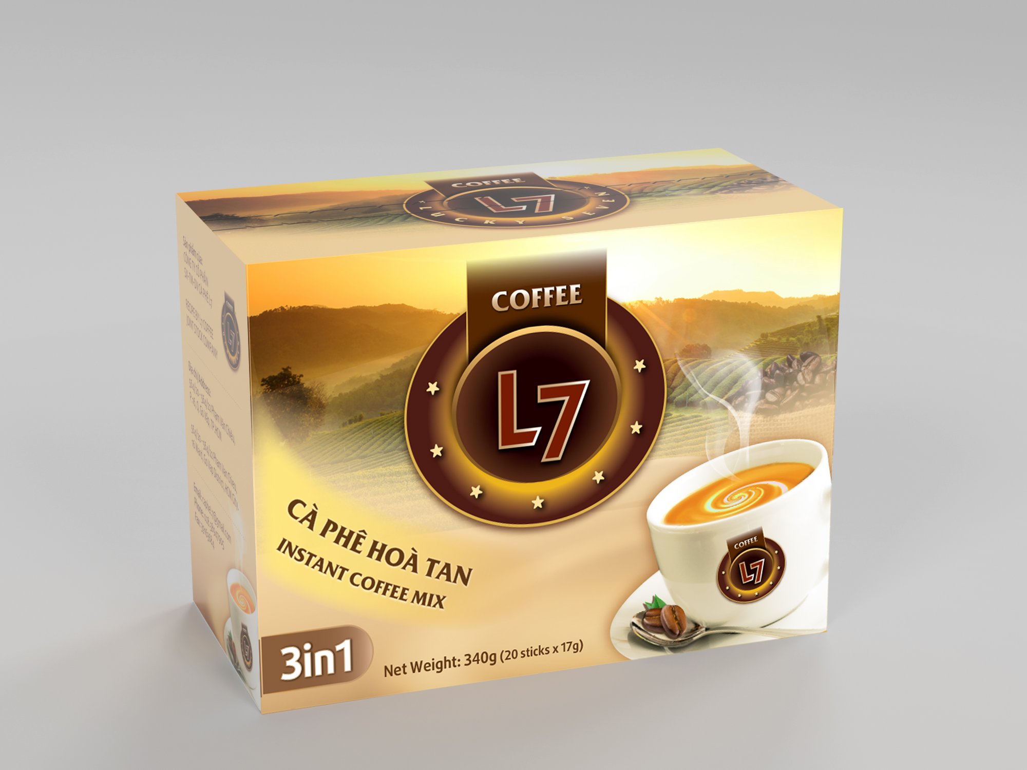 Cà phê hòa tan 3in1 l7