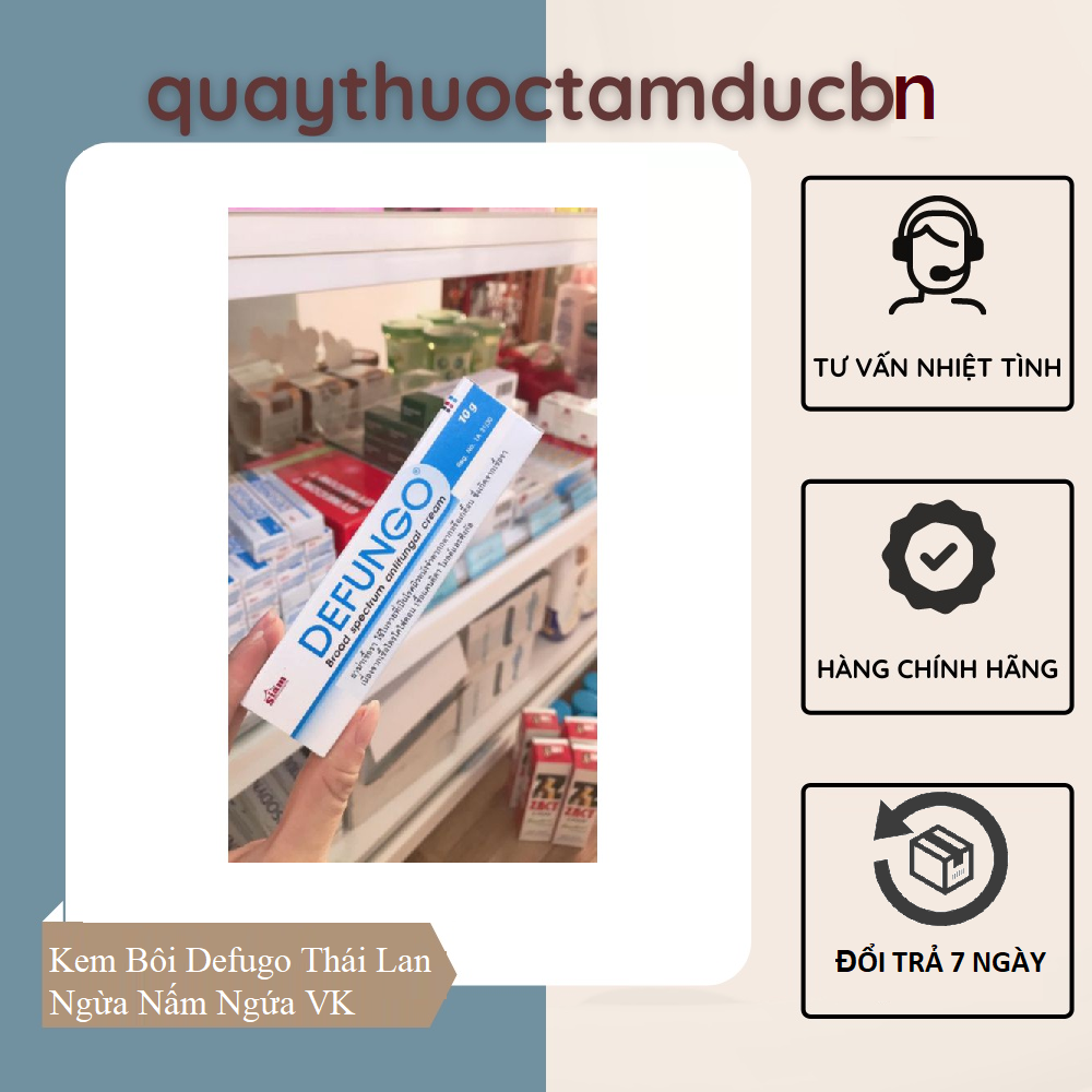 Kem Bôi Ngoài Da Defugo Thái Lan Ngừa Nấm Ngứa VK