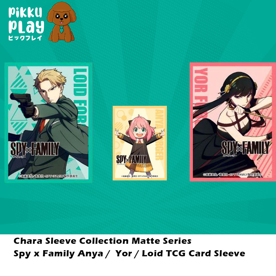 Chara Sleeve Collection Matte Series Spy x Family Anya / Yor / Loid TCG Card  Sleeve | Lazada Singapore