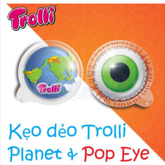 lẻ 1 viên Kẹo dẻo Trolli hình con mắt hàng nội địa Đức