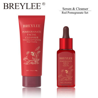 BREYLEE Serum & Chất làm sạch Bộ Lựu Đỏ Làm Trắng Da Dưỡng Ẩm Chống Oxy Hóa Bộ Chăm Sóc Da Mặt-Serum & Cleaners Red Pomegranate Set