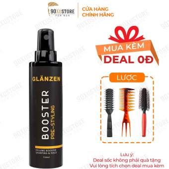 Xịt tạo phồng tóc Glanzen Booster Pre-Styling 30Shine phân phối chính hãng , giảm bết tóc bảo vệ tóc khỏi nhiệt độ cao
