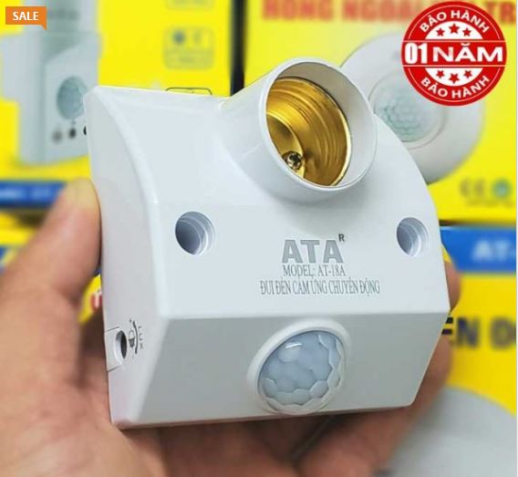 Đui đèn cảm ứng ata at18a chính hãng - bảo hành 12 tháng - lỗi đổi mới