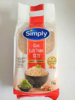 GẠO LỨT THƠM ST25 [VN] SIMPLY Fragrant ST25 Brown Rice