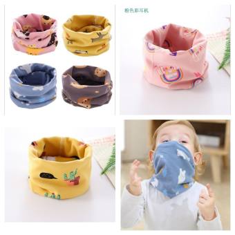 Khăn ống quấn cổ đa năng cotton giữ ấm cho bé từ 0-12 tuổi