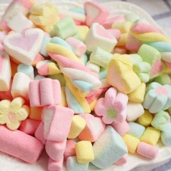 200g Kẹo bông gòn xốp mịn xốp dẻo marshmallow