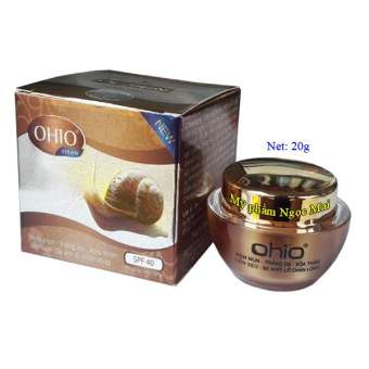 Mỹ phẩm Ốc Sên OHIO - Kem mụn trắng da xóa thâm liền sẹo se khít lỗ chân lông kem ốc sên ohio (20g)