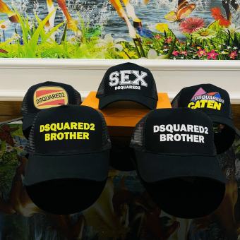 Mũ lưỡi trai unisex nam nữ DSQ phối lưới thoáng mát, nón in phong cách sành điệu, giá rẻ, VP09