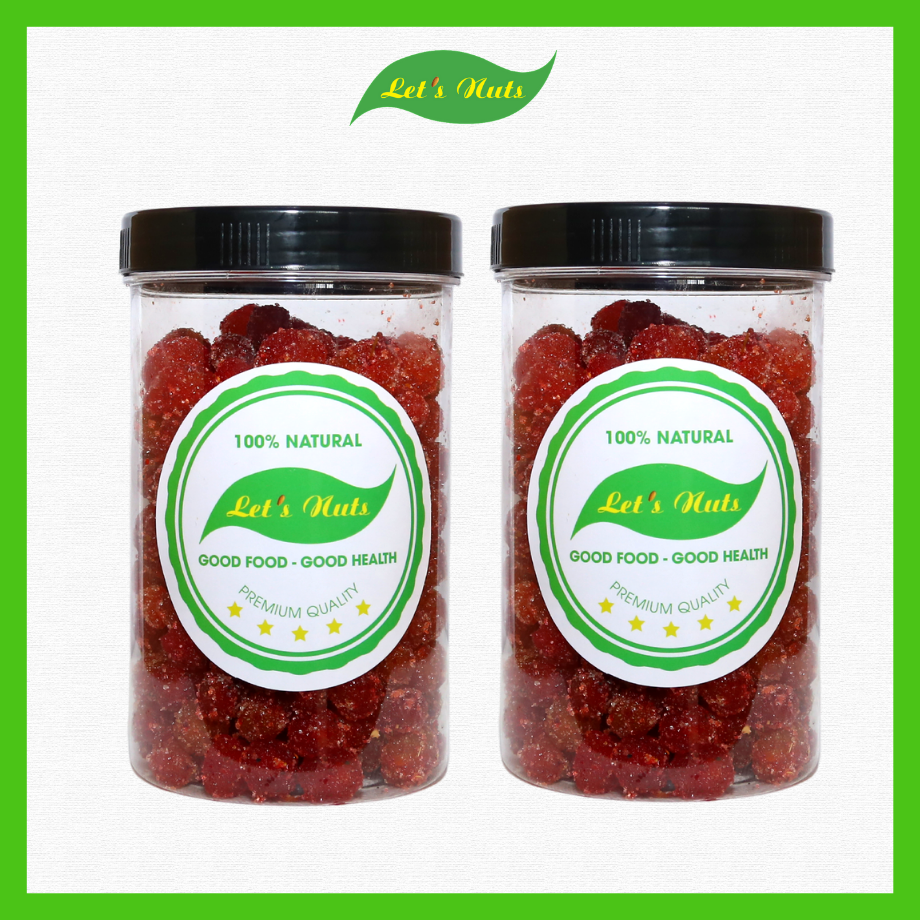 1kg ( 2 hũ ) mứt chùm ruột chanh muối trái lớn loại ngon, không chất bảo quản, màu tự nhiên - Đồ ăn vặt LETNUTS