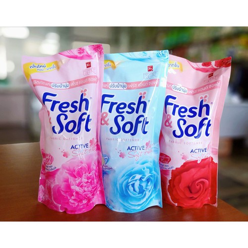 Combo 5 bag fabric softener freshsoft 600ml Crown super fragrant, save