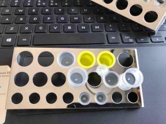 Kệ đựng cốc mực xăm hình inox