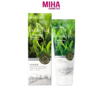 Sữa Rửa Mặt Trà Xanh Green Tae 3W CLINIC 100ml Hàn Quốc