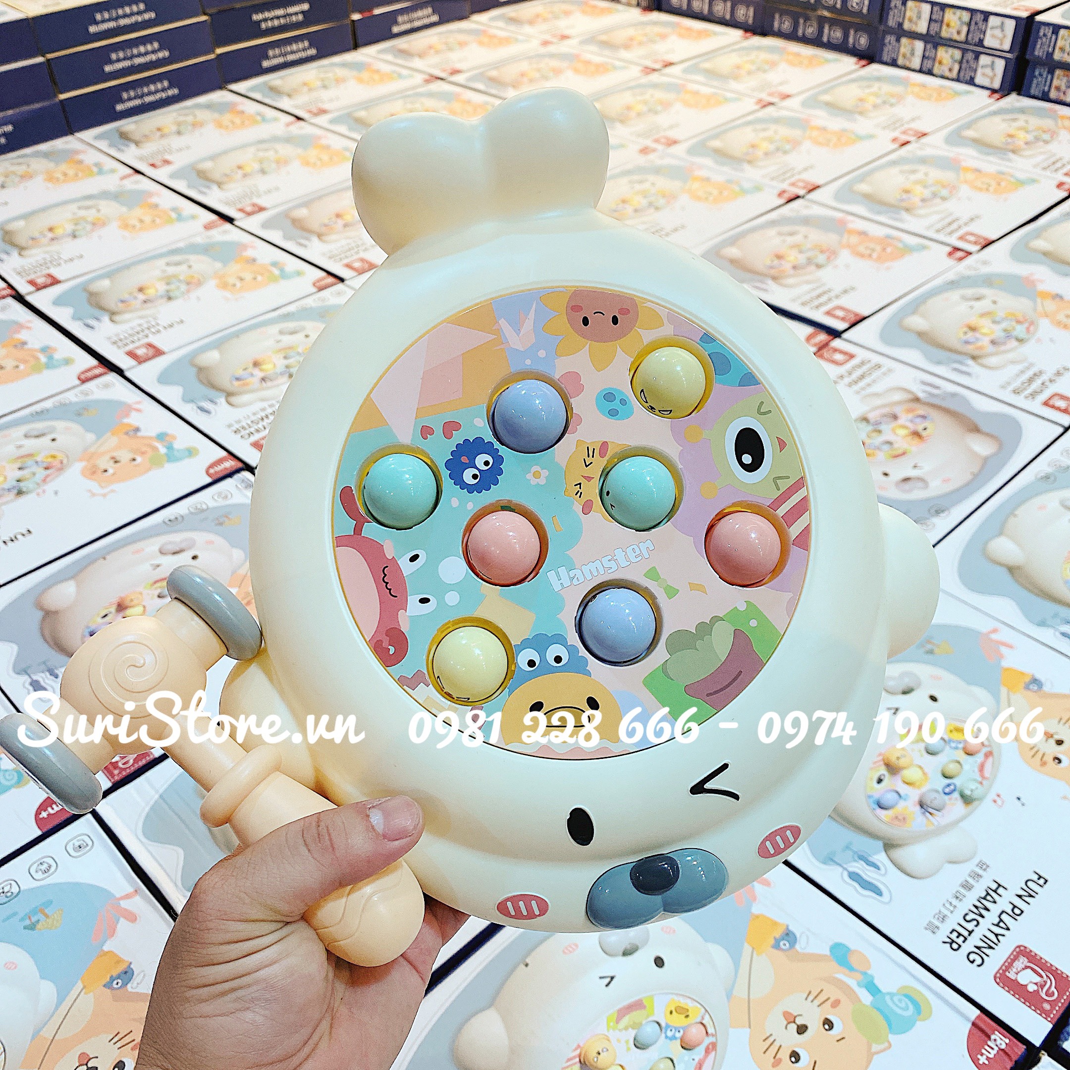 Đồ chơi đập chuột hình cá heo