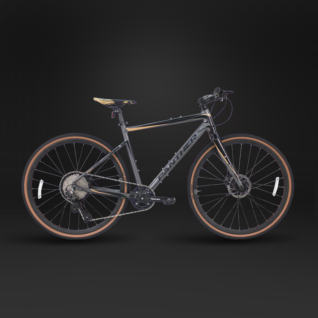 [NGƯỜI BÁN HÀNG SG] Xe đạp địa hình PANTHER HADES 12 tốc độ SHIMANO 700 x 40C Phanh đĩa tay lái phẳng Xe đạp địa hình cơ bản Khung nhôm Phuộc