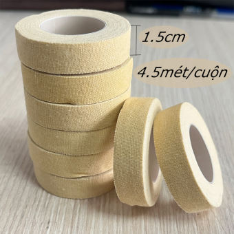 Combo 5 cuộn băng dính thái quấn cựa cho gà chọi-băng dính thể thao Thái Lan dán tai, nẹp tai, dưỡng tai chó loại 1-băng dính thái lan cho gà chọi