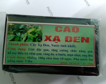 100G CAO XẠ ĐEN GIÚP THANH NHIỆT GIẢI ĐỘC NGUYÊN CHẤT 100%