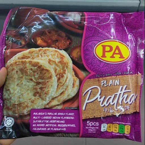 (Chỉ giao MIỀN BẮC)Vỏ Bánh Plain Paratha Roti PA 5 miếng