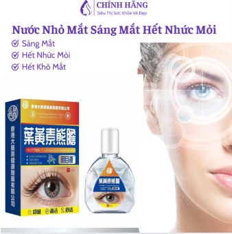 Nước Nhỏ Mắt Giúp Mắt Sáng, Hết Khô, Hết Nhức Mỏi Cải Thiện Thị Lực 15ML