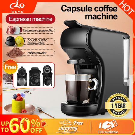 3-in-1 Espresso Capsule Coffee Machine by Nescafe Dolce Gusto
