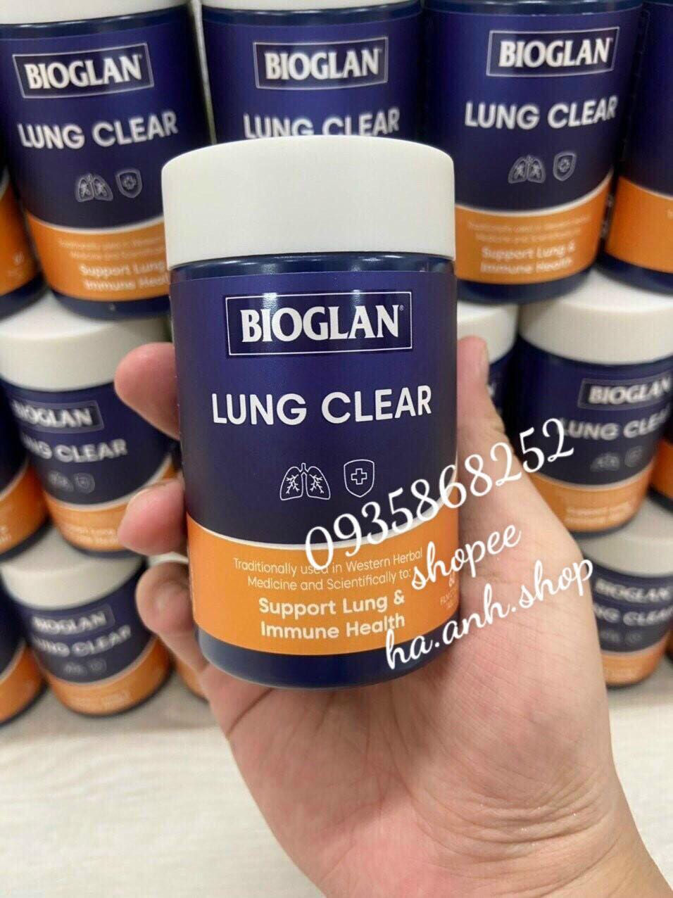 Lung Clear Bioglan 60 viên