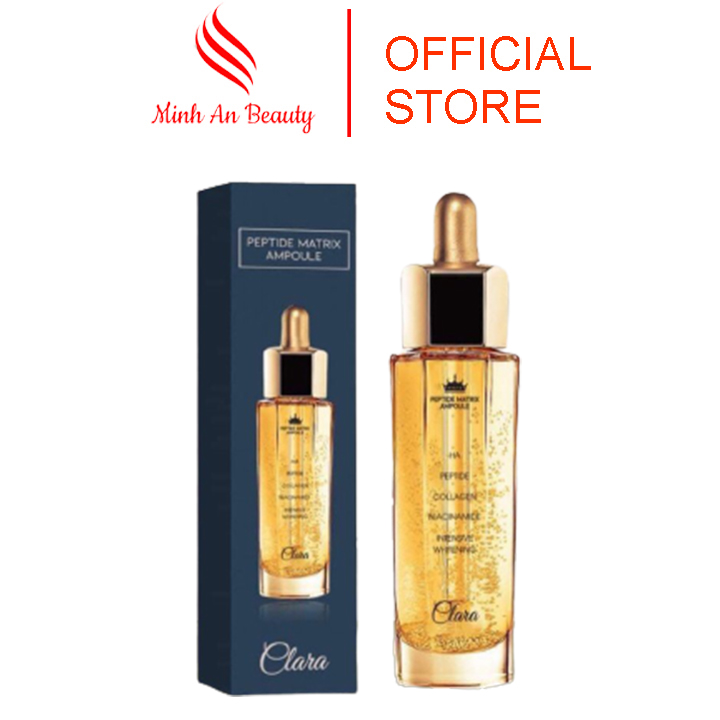 Tinh chất dưỡng da clara peptide matrix ampoule hàn quốc chính hãng dưỡng ẩm trắng da 50ml