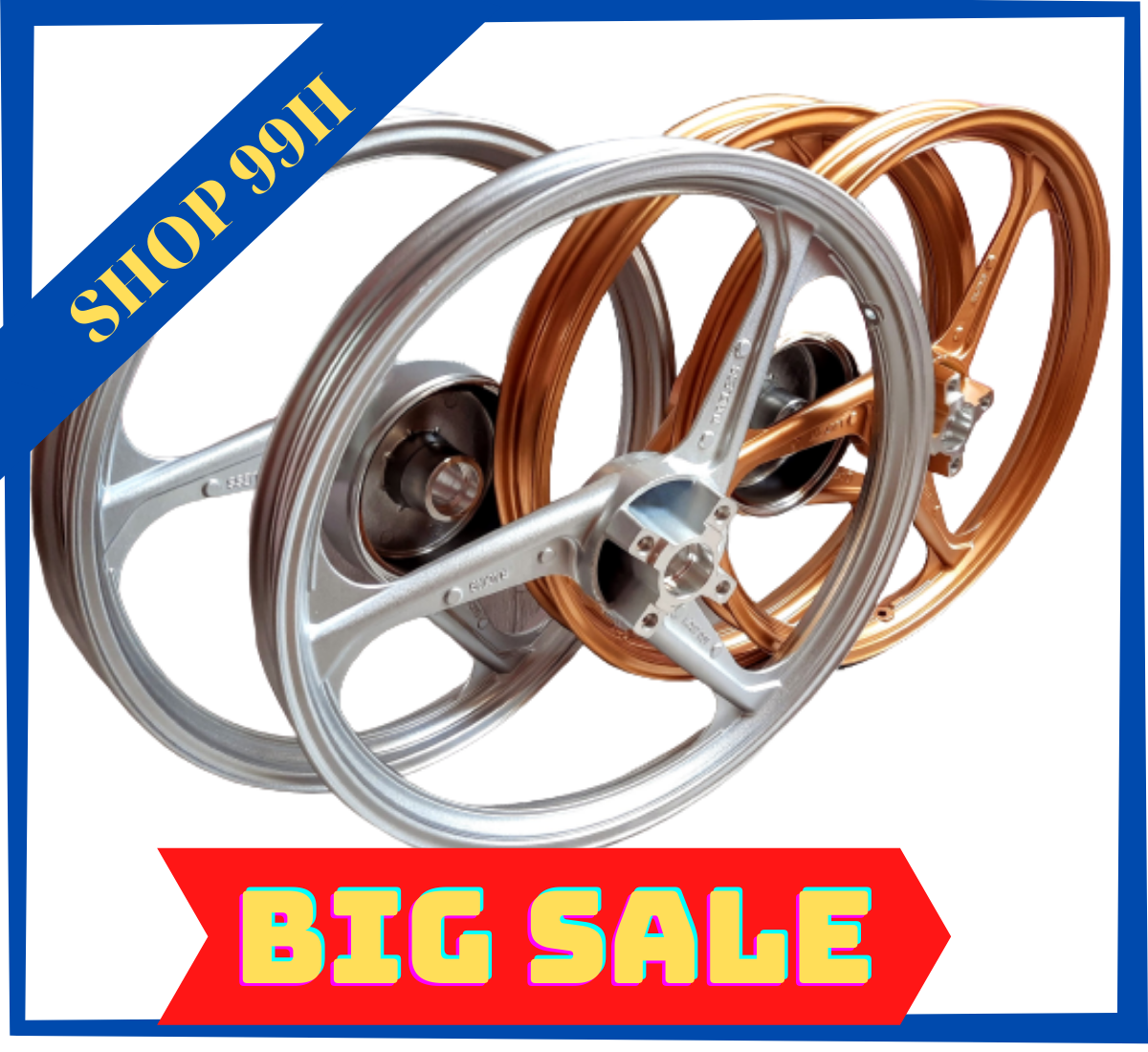 Mâm 3D Racing dành cho Exciter 2010 , Sirius , Jupiter, Taurus đĩa bản 1.4 và 1.6