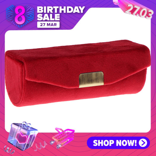 Hộp Đựng Son Môi CUTICATE Velveteen-Túi Tổ Chức Cho Ví-Khay Đựng Son-Bộ Lưu Trữ Mỹ Phẩm Mềm Bền Với Gương