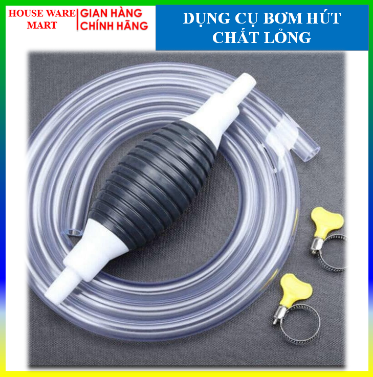 Bộ vòi bơm hút chất lỏng nước- rượu- xăng- dầu đa năng
