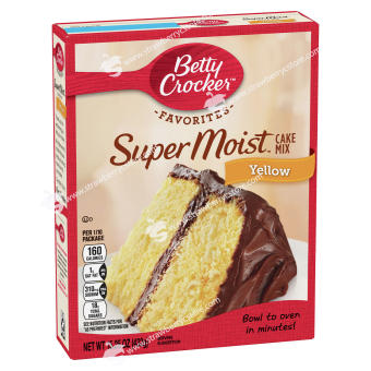 Bột Làm Bánh Pha Sẵn Betty CrockerTM Super MoistTM Favorites Yellow Cake Mix, Hộp 432g (15.25 Oz.)