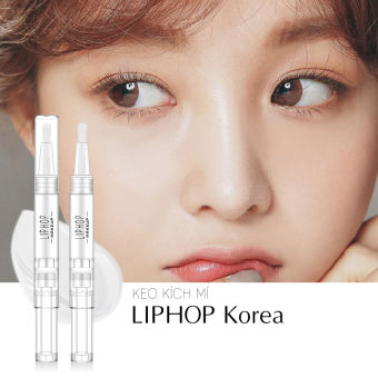 Keo Kích Mí LIPHOP MAKEUP KOREA - Keo kích mắt hai mí, keo kích mí mắt hàn quốc, kích mí trong suốt, kích mí tàng hình, bút gel kích 2 mí - Tặng kèm que kích mí trong hộp.