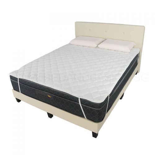 مرتبة Sleepyking Euro Top مع إطار سرير (وسائد مجانية)
