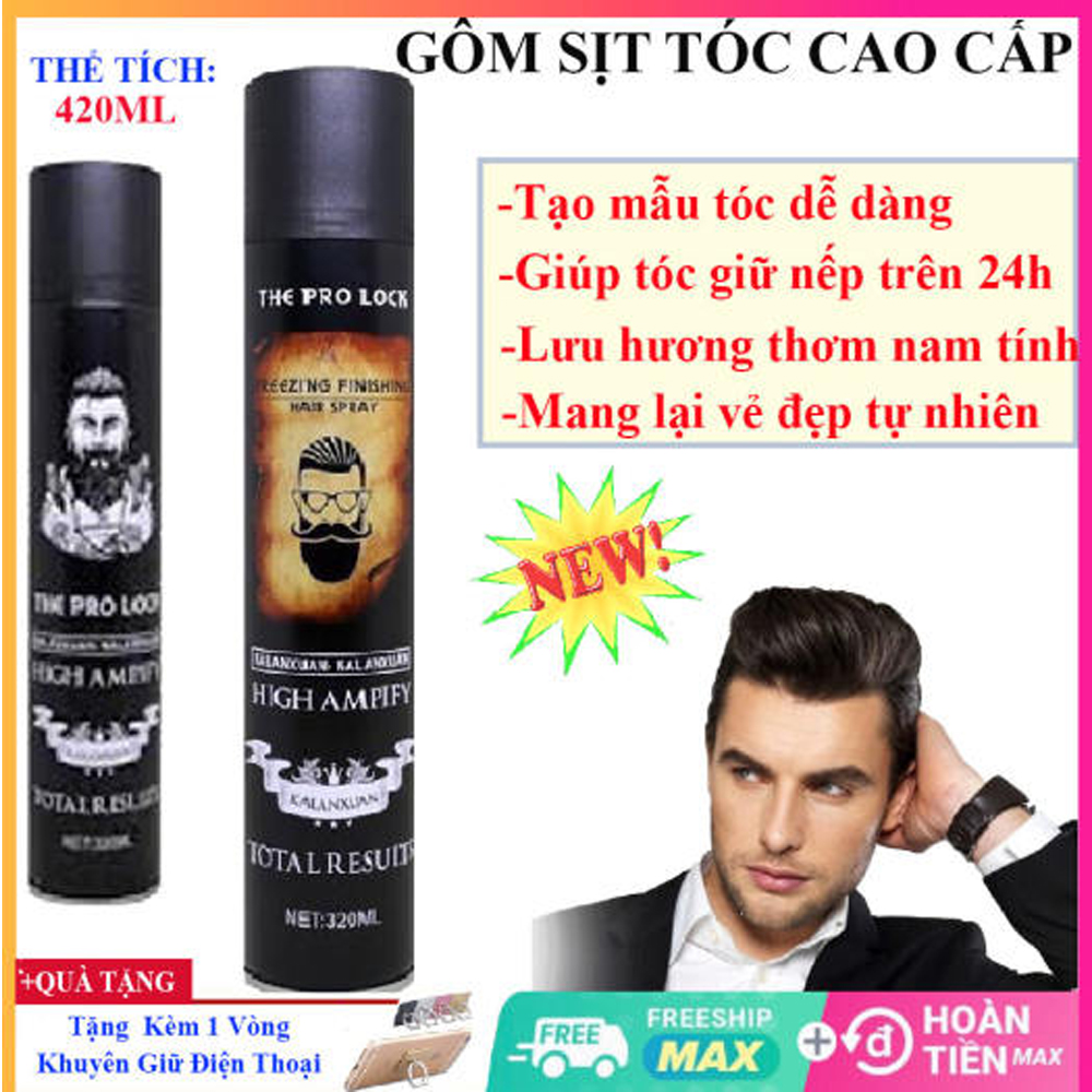 Gôm Xịt Tóc The Pro Lock High Ampify 420ml  Shopee Việt Nam