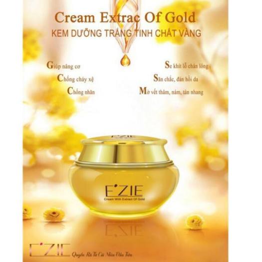 EZIE CREAM EXTRAC OF GOLD (Kem Dưỡng Trắng Da Tinh Chất Vàng E’ZIE)