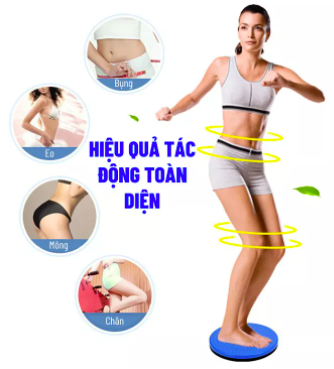 [HCM]Đĩa xoay giảm cân eo thon Waist Twisting (Xanh dương)