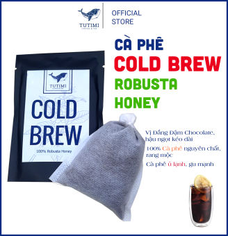 Cà Phê Ủ Lạnh Cold Brew Robusta Honey TuTiMi, đắng đậm, thơm nồng, gu mạnh