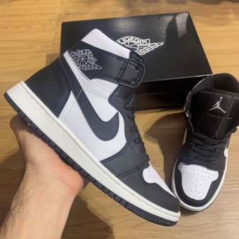 giày jordan cổ cao đen trắng [ảnh thật + video] jordan 1 - jordan panda