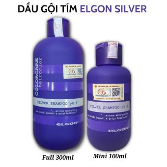 Gội khử vàng dành cho tóc tẩy trắng, tóc bạch kim Silver Shampoo Elgon 300ml