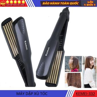 Máy Dập Xù Tóc KEMEI 332, Chức năng dập xù, bấm xù , bấm mè tạo kiểu tóc làm phồng chân tóc bản to cao cấp