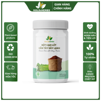 Bột Gạo Lứt Cần Tây Sấy Lạnh GoldzHerbs 250g/ 500g