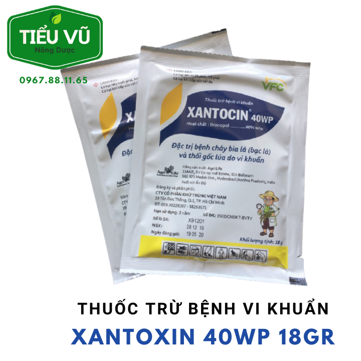 Thuốc trừ vi khuẩn , thối gốc  Xantocin 18 gr ( gói lớn(