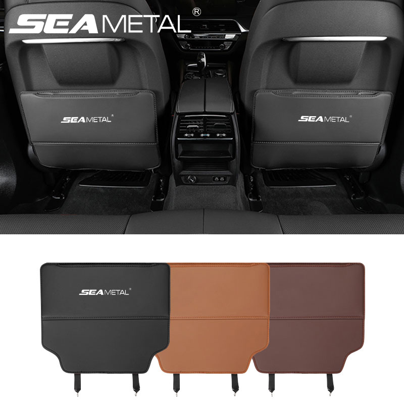 Seametal sang trọng đệm chân ghế ô tô chất liệu da pu thảm chống đá