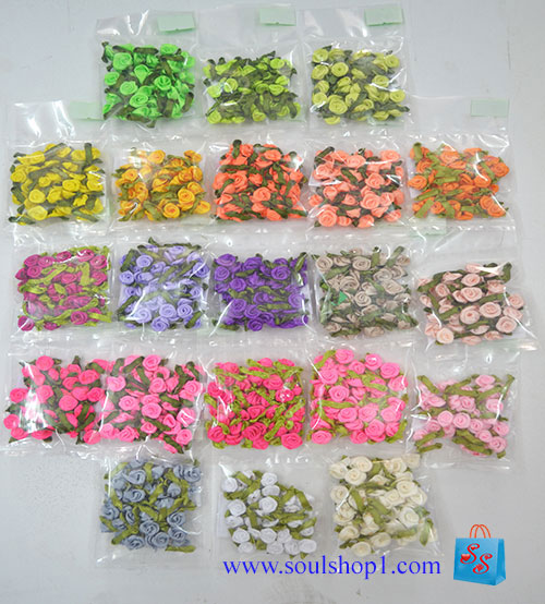 Combo 10 bịch hoa hồng vải lá xanh