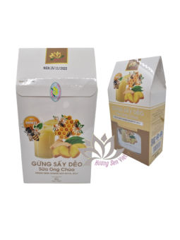 GỪNG SẤY DẺO SỮA ONG CHÚA HỘP 90G - CTY HƯƠNG SEN VIỆT