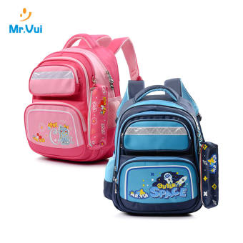Balo học sinh Mr Vui BLH870 phù hợp cho bé học lớp 1-3 (30 x 37 x 18 cm)