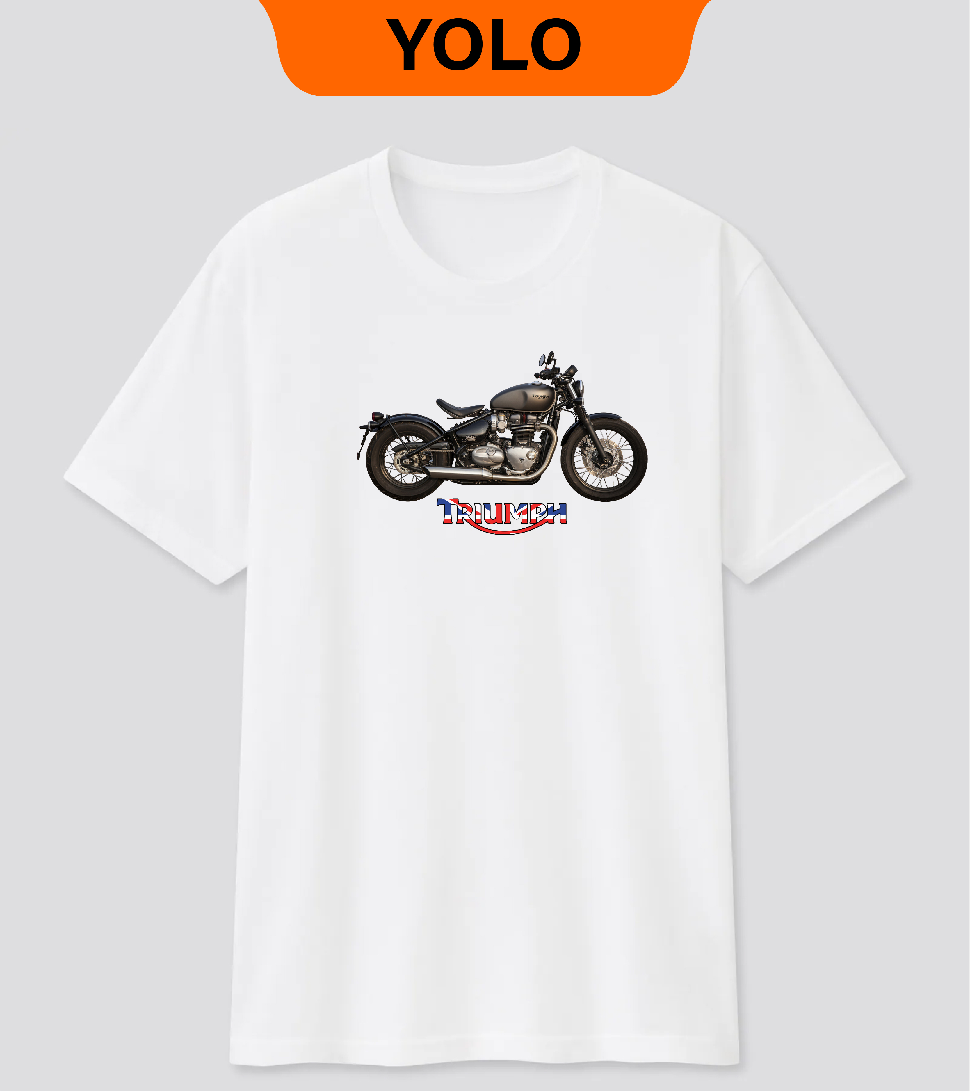Áo thun nam cổ tròn triumph vải 100% cotton thoáng mát_yolo
