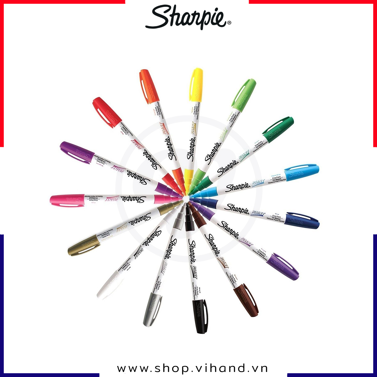 Bút sơn dầu vẽ đa chất liệu Sharpie Oil Based - Fine Point 1.0mm