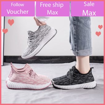 Giày sneaker thể thao nữ hàn quốc buộc dây siêu nhẹ V261 CB